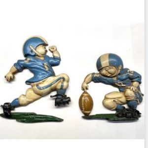 Vintage 1976 Homco Metal wall plaques